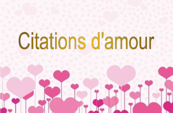 Citations d&rsquo;amour