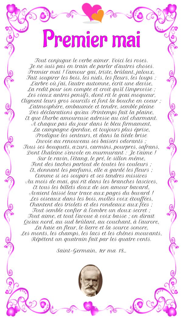 Premier mai – Victor Hugo