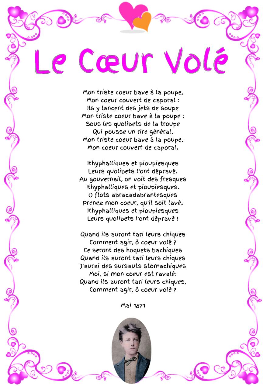 Le Cœur Volé (Supplicié) – Arthur Rimbaud