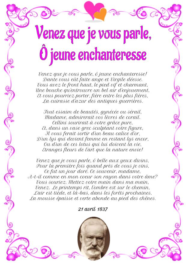 Venez que je vous parle, ô jeune enchanteresse