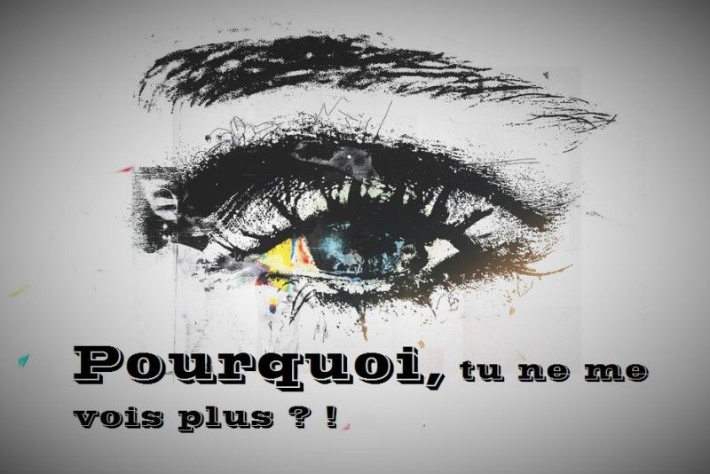 Pourquoi, tu ne me vois plus : Poème sur la distance amoureuse