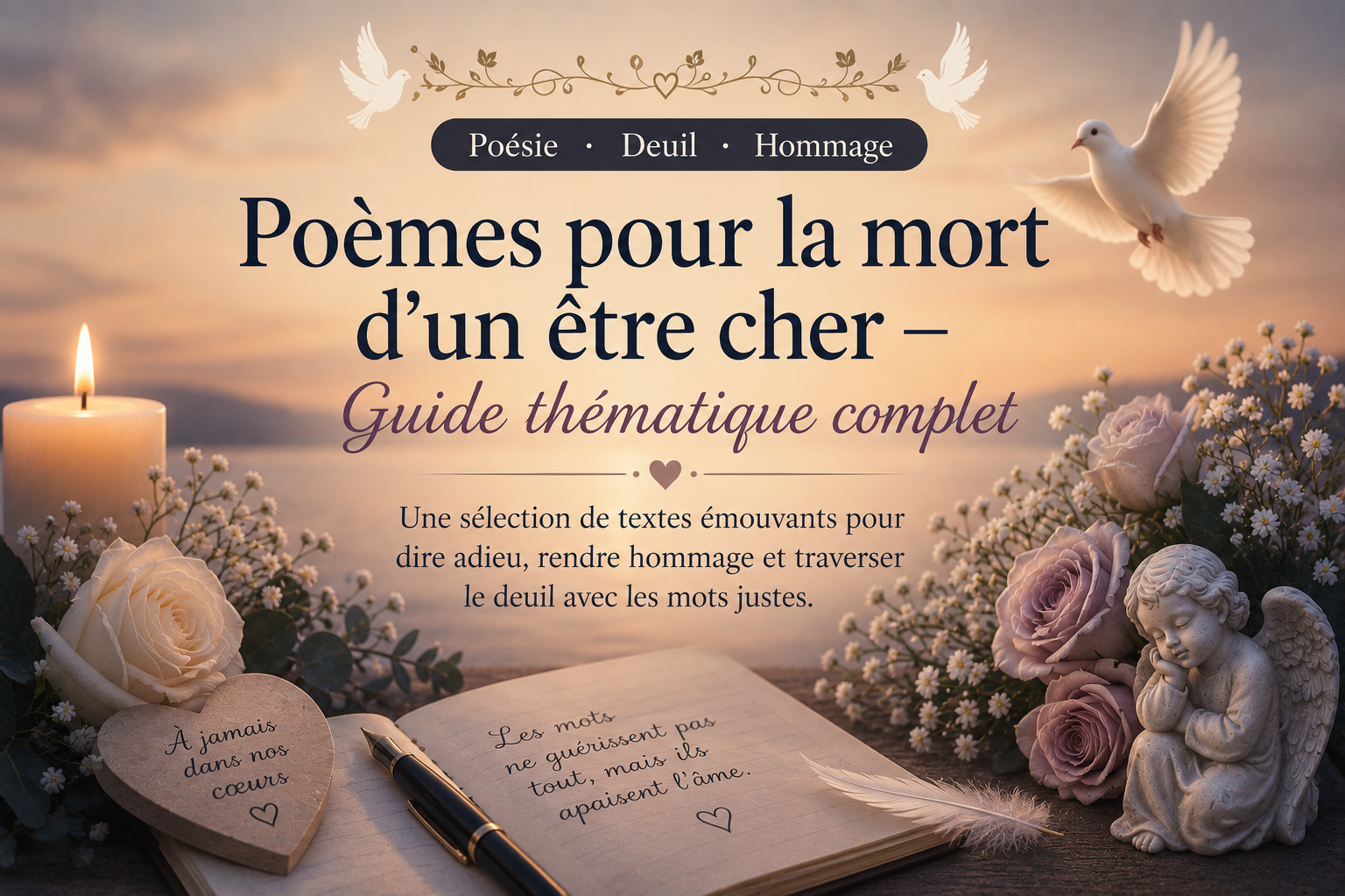 Poèmes pour la mort d&rsquo;un être cher — Guide thématique complet