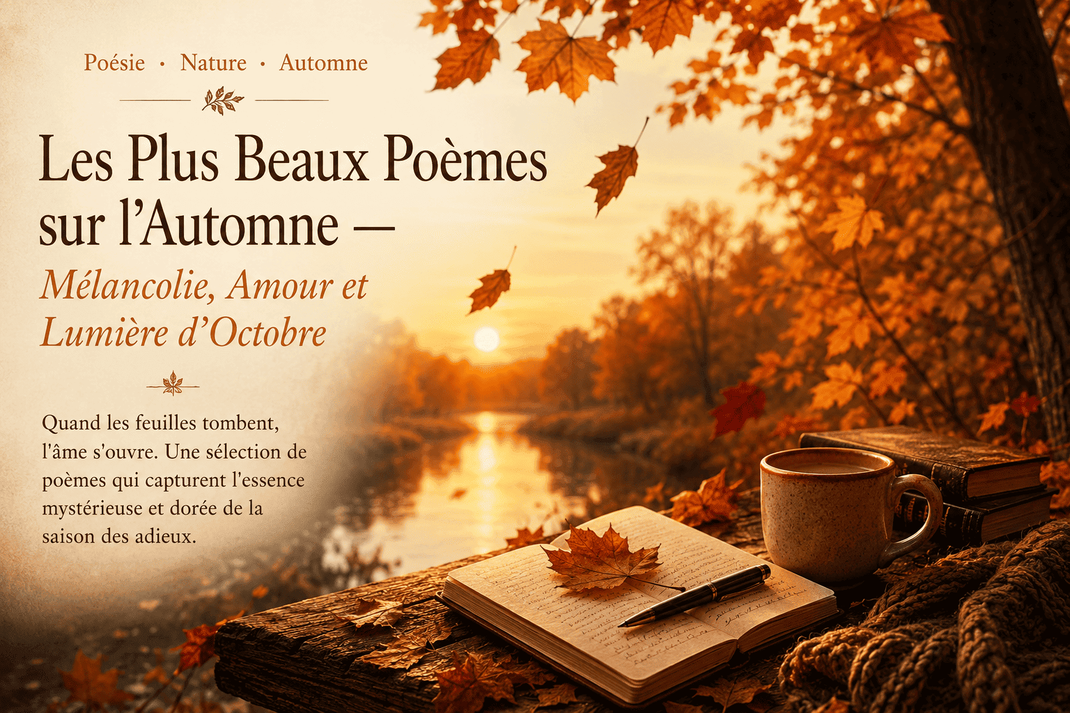 Les Plus Beaux Poèmes sur l’Automne — Mélancolie, Amour et Lumière d’Octobre