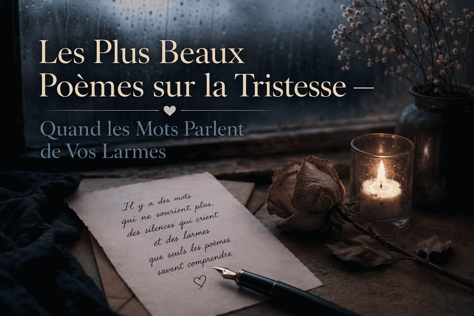 Poèmes sur la Tristesse — Quand les Mots Parlent de Vos Larmes