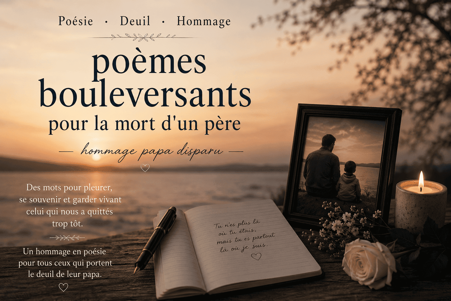 5 Poèmes Bouleversants pour la Mort d’un Père