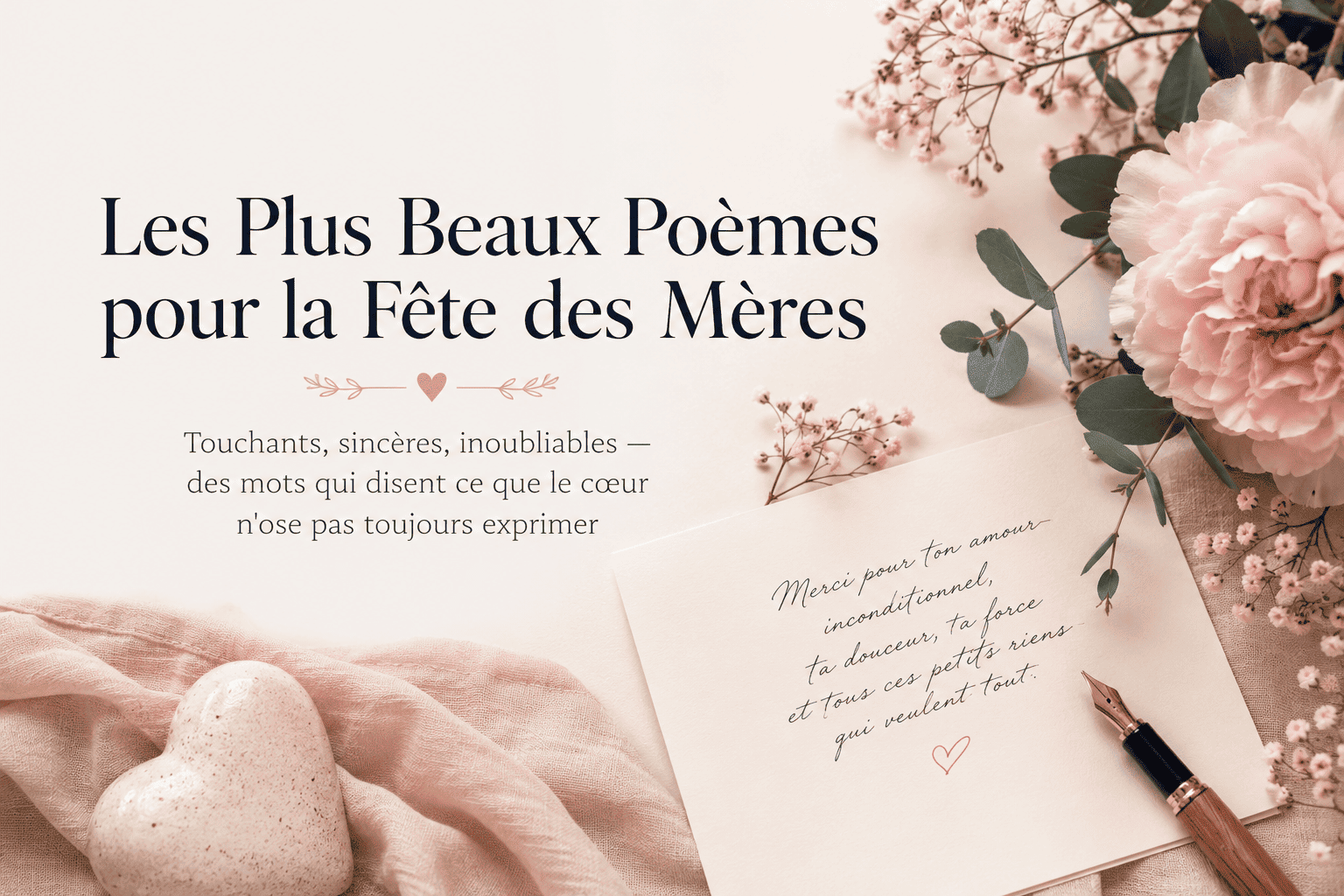 Les Plus Beaux Poèmes pour la Fête des Mères