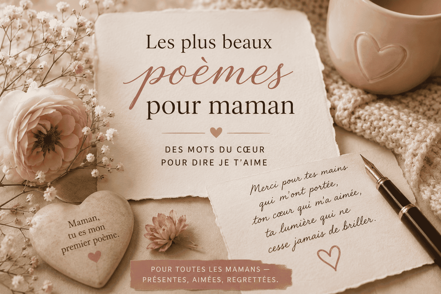 Poèmes pour Mamans — Des mots du cœur pour dire je t&rsquo;aime