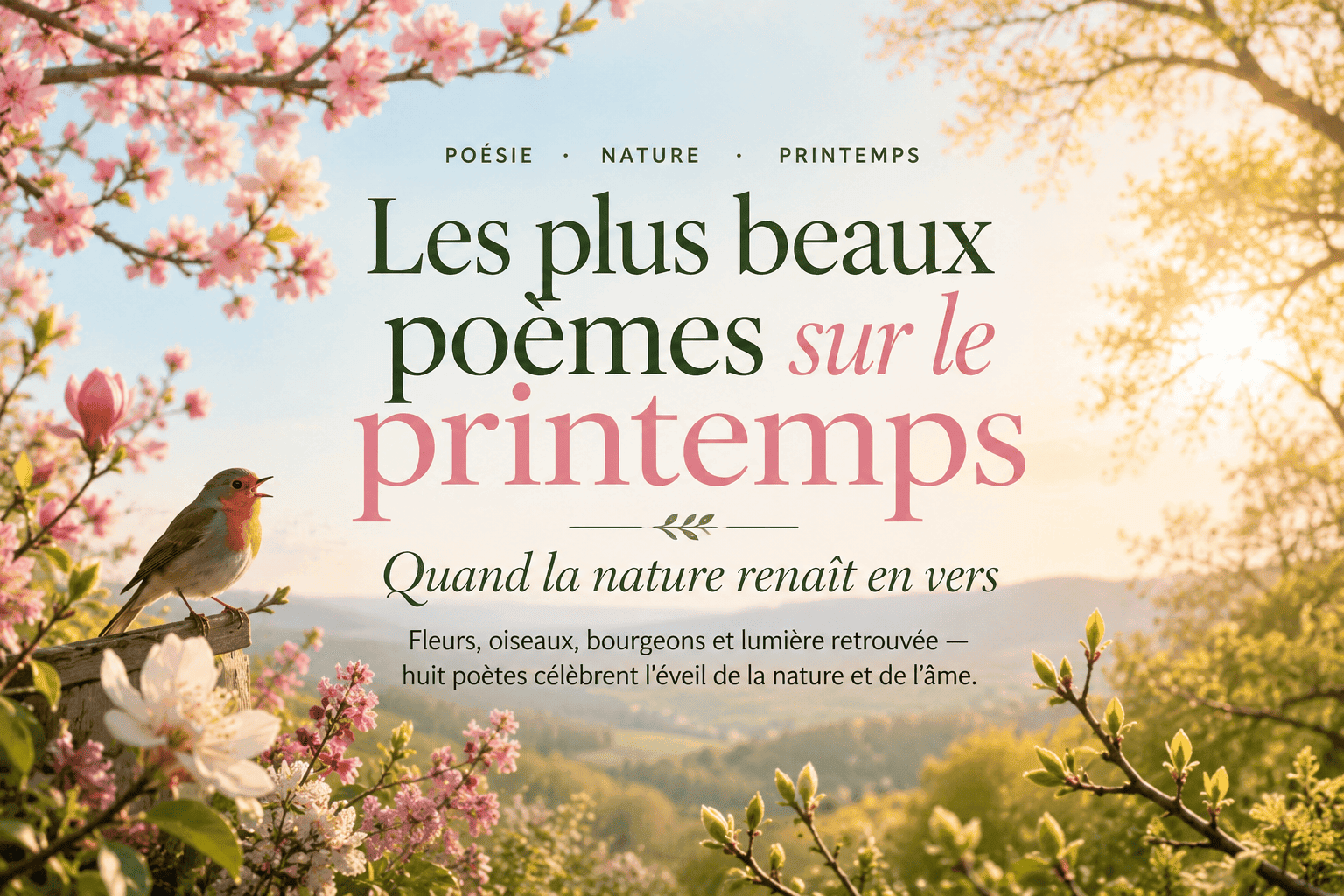 Les plus beaux poèmes sur le printemps — Quand la nature renaît en vers